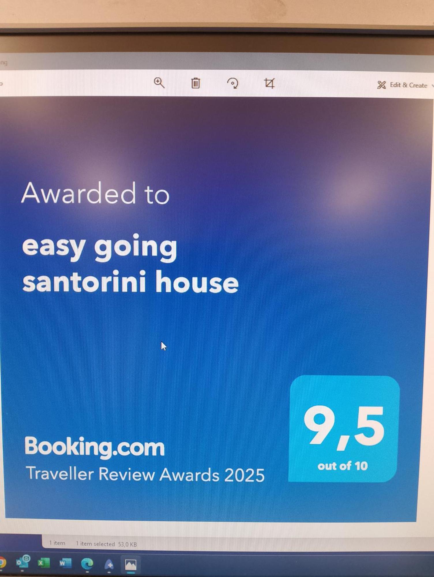 Apartamento Easy Going Santorini House Éxo Goniá Exterior foto